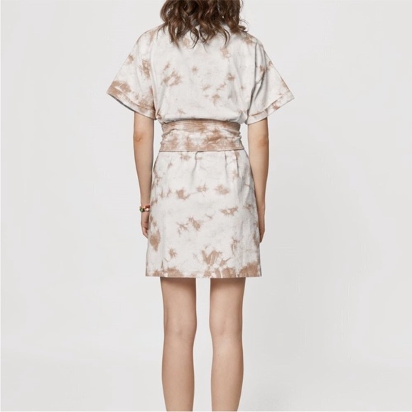 Rebecca Minkoff NWOT Marta Belted Tie-Dye T-Shirt Dress - Picture 6 of 16